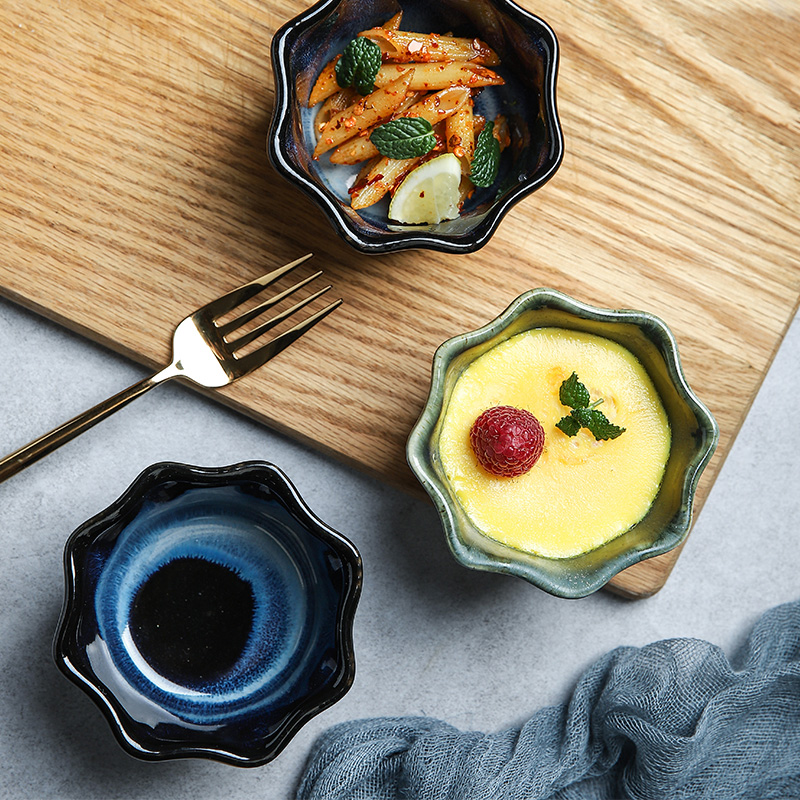 High - temperature ceramic bowls pongsapat lace double peel milk dessert cup pudding dessert to use small baking bake bowl of steamed egg bowl