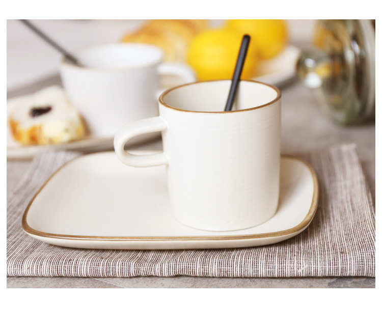 Pongsapat eons of time restoring ancient ways suit creative ceramic cup plate'm Japanese breakfast cup of coffee cup thick ceramic cup