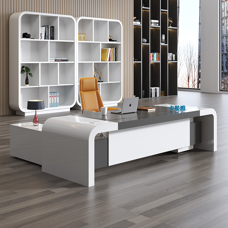 Paint boss desk deskSimply modern president table table head of the table of the single manager office chair combination