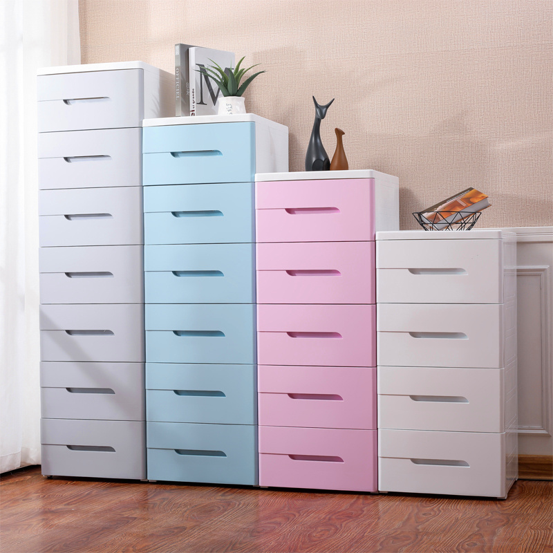 Clamp Slit Containing Cabinet Drawer-Type Containing Cabinet Plastic 20 25 30 38CM 38CM Narrow Kitchen Slit Shelve