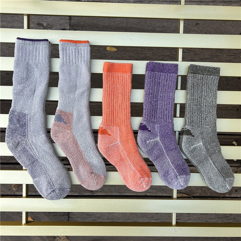 Merino Wool Kidsren's Socks, Full Terry, Thickeneded and Warm, 80% Wool, Men's and Women's Hiking and Skiing Outdoor Sports Socks