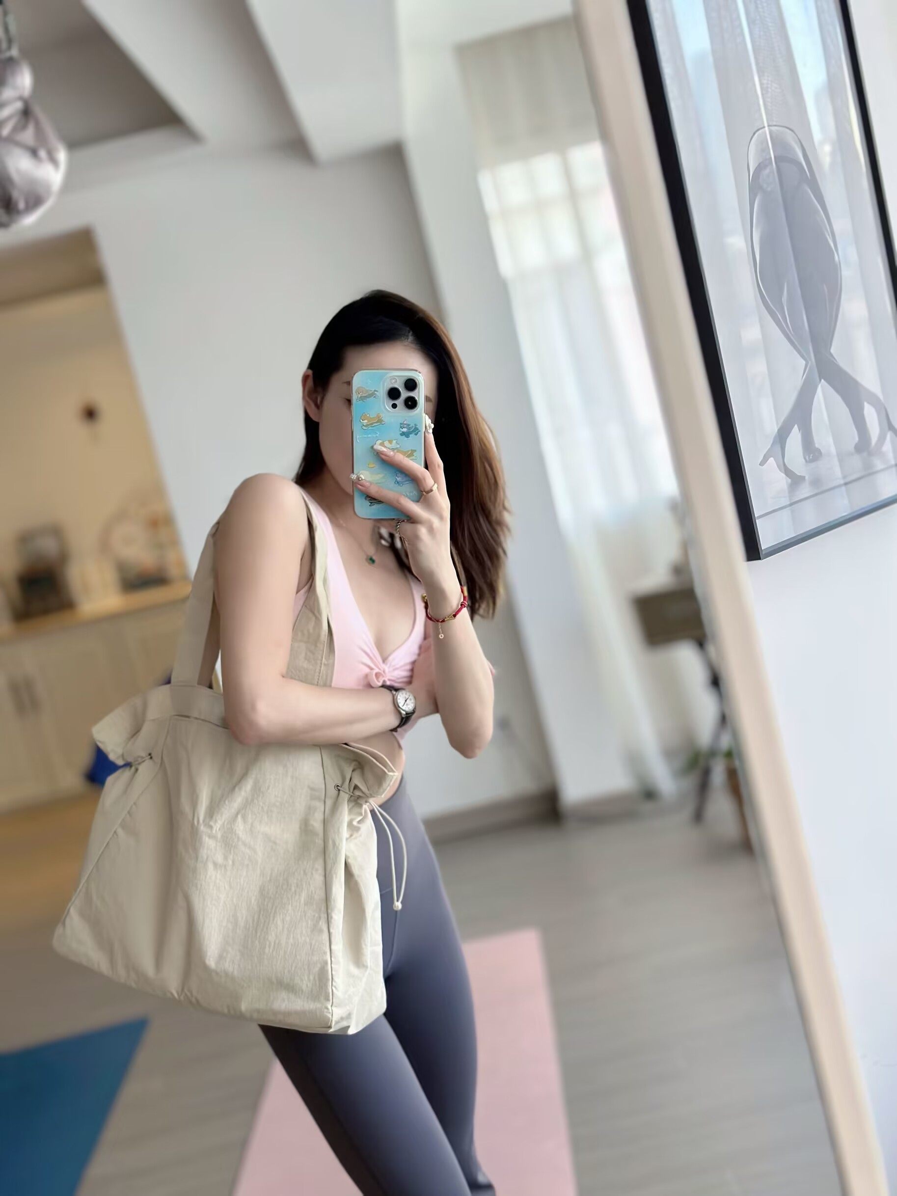 GROM Yoga Bag Commute Outdoor Multicolor Sports Fitness Light Fashion Nylon Waterproof Yoga Containing Single Shoulder Bag-Taobao