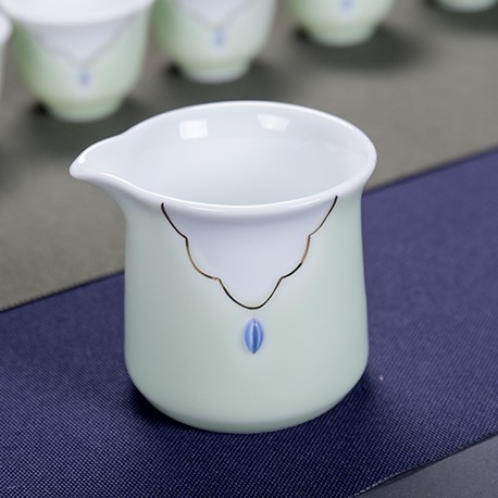 Ya xin company hall powder green celadon fair keller of tea ware ceramic tea sea kung fu tea tea, tea sets