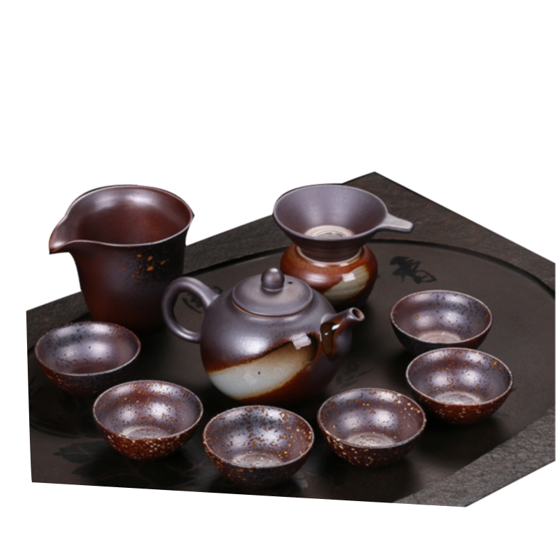 Ya xin office modern Japanese tea tea set suit household contracted small ceramic kung fu tea tea zen