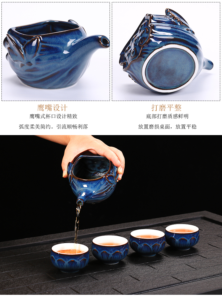 Ya xin $# up kung fu household ceramic cups sample tea cup temmoku built light tea master cup single cup size