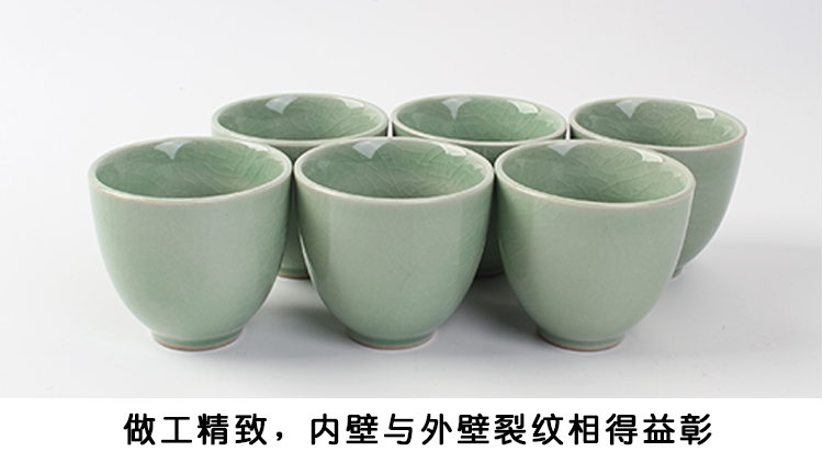 Ya xin elder brother up with tea set home sitting room automatic ceramic teapot teacup retro lazy kung fu tea an artifact