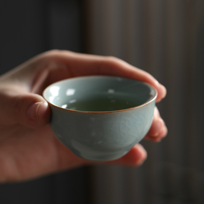 Ya xin company hall your up cup tea cup pure manual master cup of jingdezhen ceramics single large tea cup
