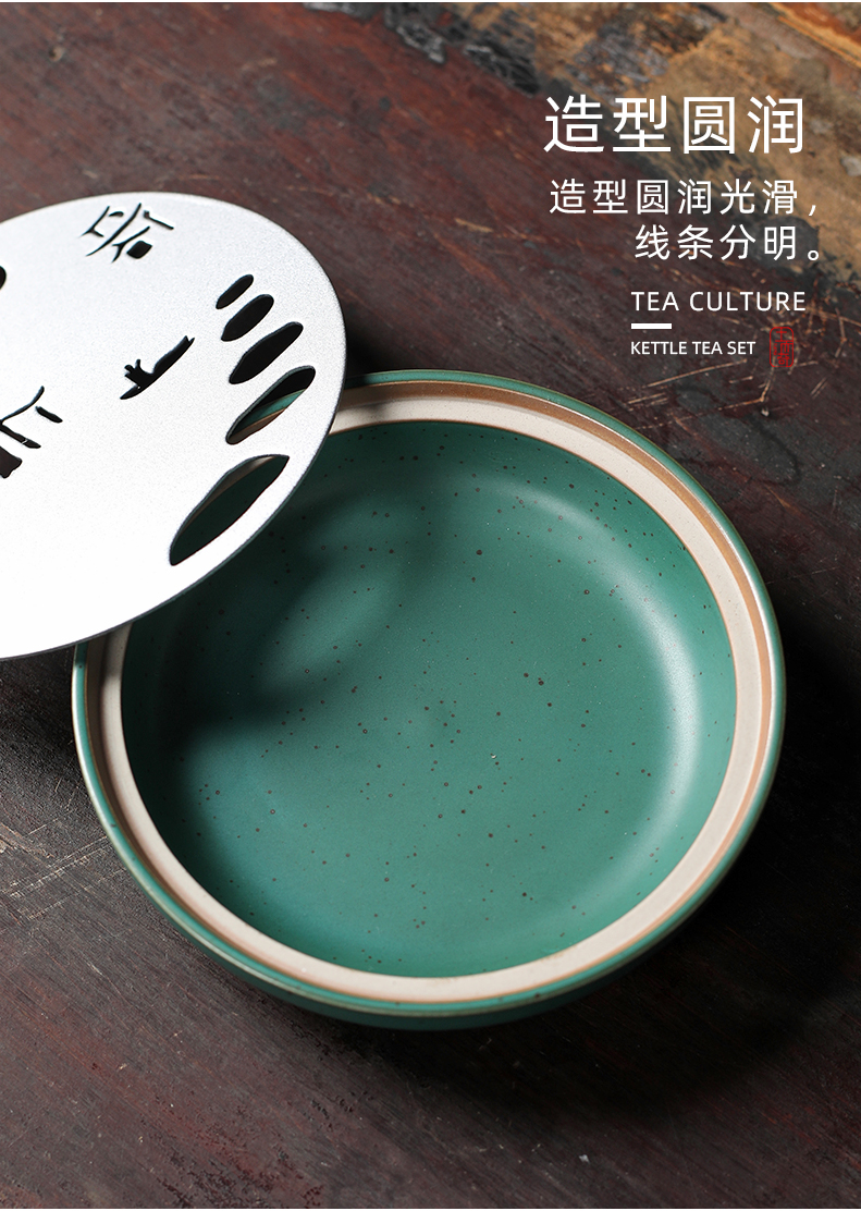 Ya xin pot bearing small dry terms plate hand made ceramic tea tray was dry Taiwan tea sets tea set a pot of tea accessories