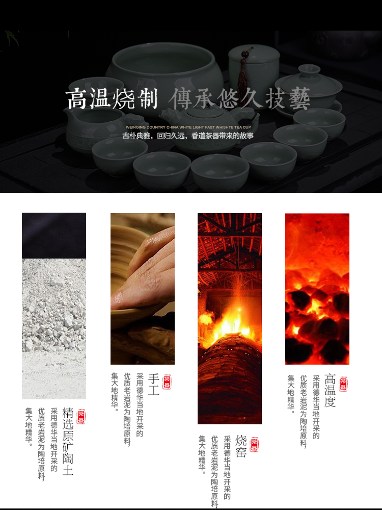 Ya xin company cousin up caddy fixings ceramic seal tank storage tanks tieguanyin store receives puer tea pot of gift boxes