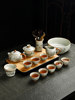 Ruyao Young People's Kung Fu Tea Set 2025 New Model Home Use Light Luxury Teapot, Gaiwan, Teacup, Special for Tea Brewing
