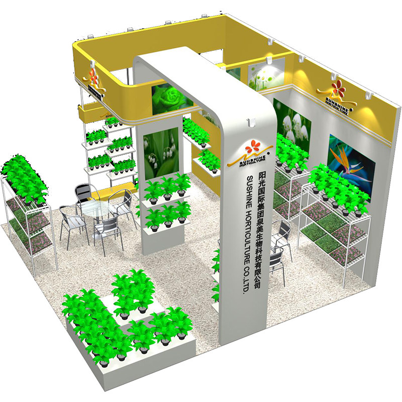 Exhibition booths set up exhibition Design Dance Beauty Design Exhibition Design will show the design of wood structure exhibition place