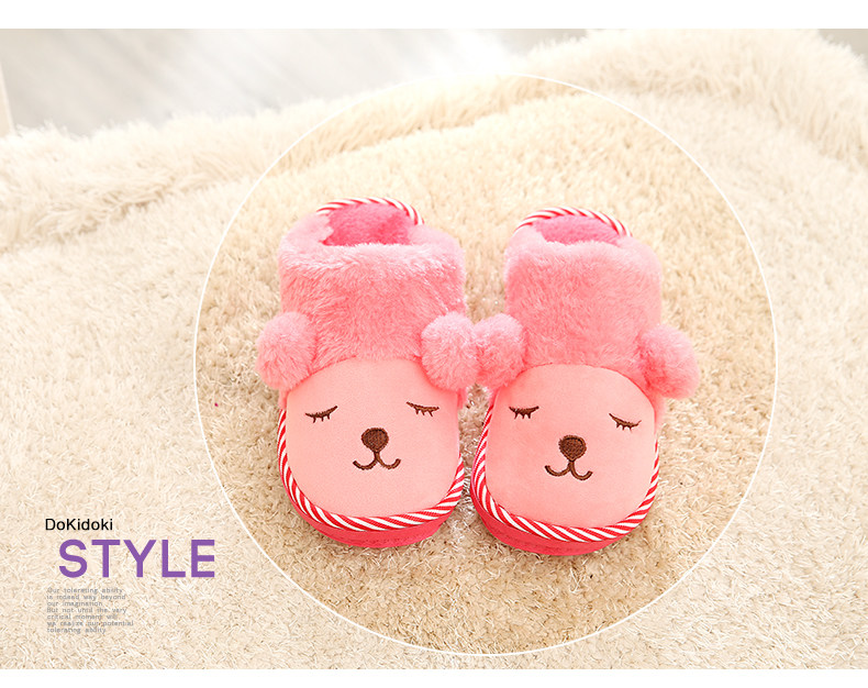 Pantoufles enfants en suède pour hiver - semelle Melaleuca - Ref 1016108 Image 22