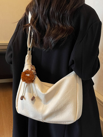 2026 New Style Lazy Chic High-End Bag Women's Fashion Versatile Commuting Large Capacity Retro Shoulder Crossbody Bag