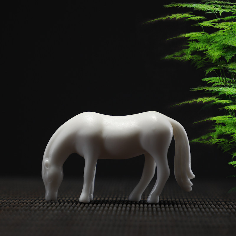 Hanhong Creative Ceramic Animal Horse Ornament Home Soft Decoration Craft Gift Ornament Study Living Room Office Desktop Decoration