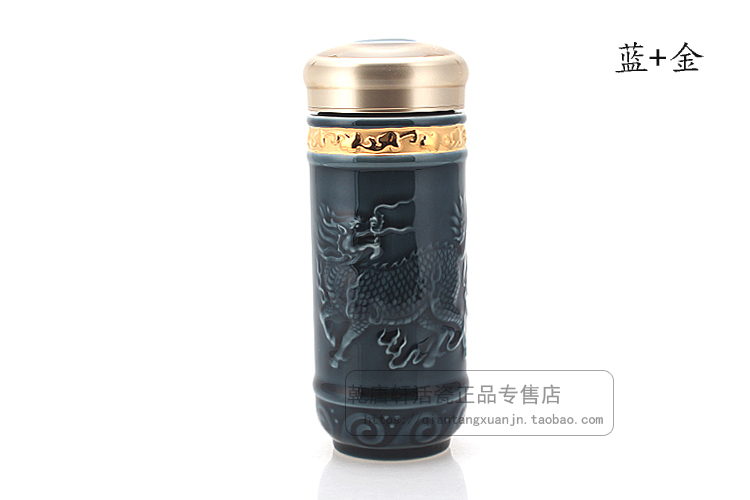 Do Tang Xuan porcelain cup gold kirin delight in to take a cup of tea cups water cup cup spot to send friends