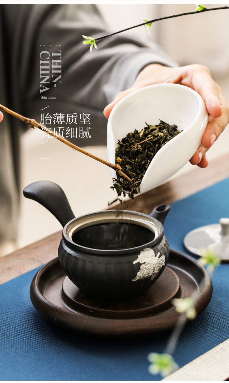To the as porcelain and white porcelain tea holder, ceramic checking reward the suet jade kung fu tea tea tea tea taking of spare parts