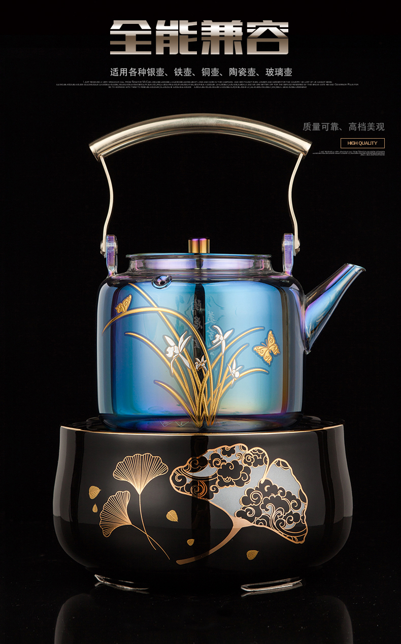 Electric TaoLu boiling tea ware glass kung fu tea pu - erh tea stove home quiet Electric furnace'm suit the teapot