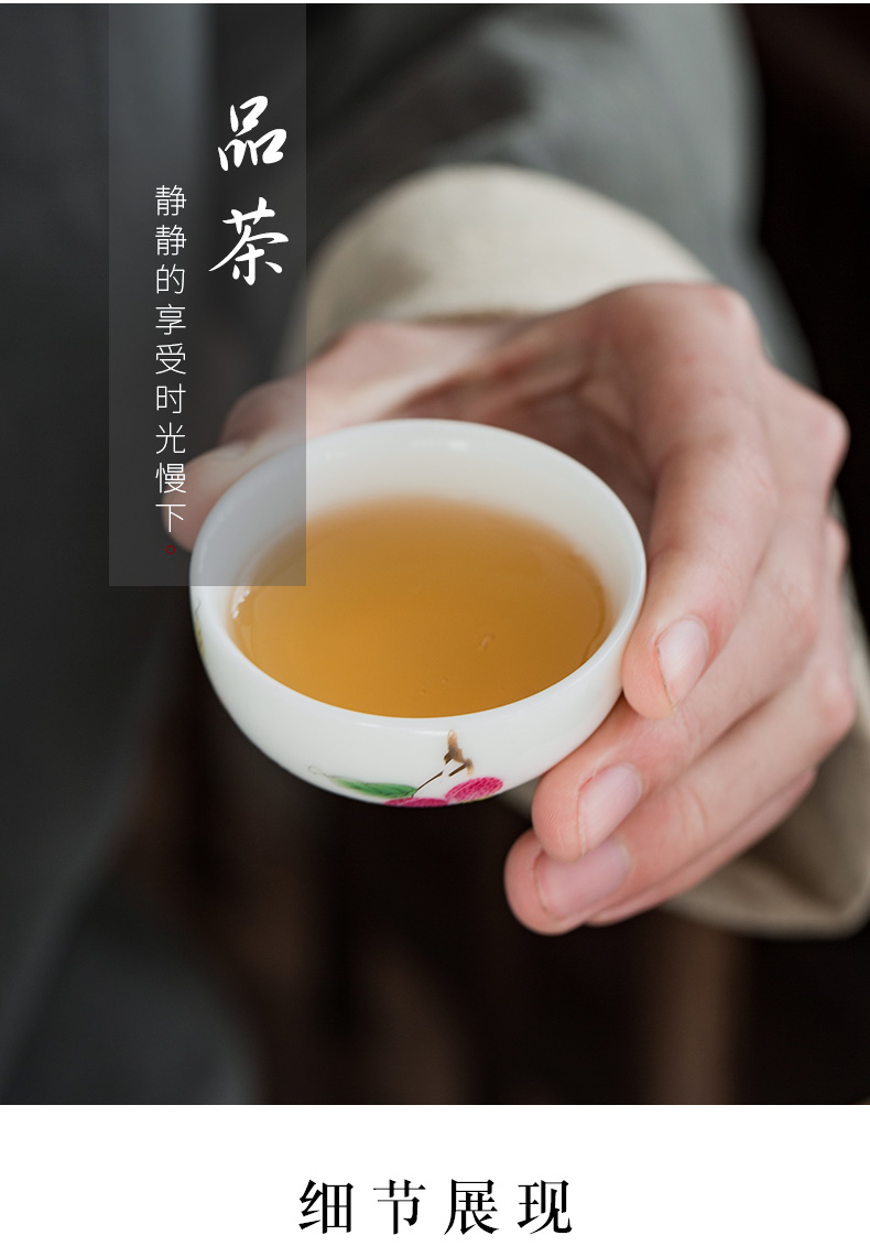 To the as porcelain and white porcelain tour onboard a pot of tea set contracted portable BaoHu two cup crack cup custom