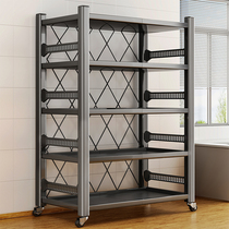 Canon Hand Kitchen Racks Multilayer Stainless Steel Free-to-floor shelving Microwave Oven Shelf Folding Racks
