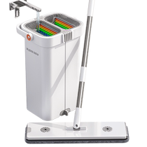 Jia helper flat mop lazy mop 2024 new household hand-washable mop floor artifact mop mop clean