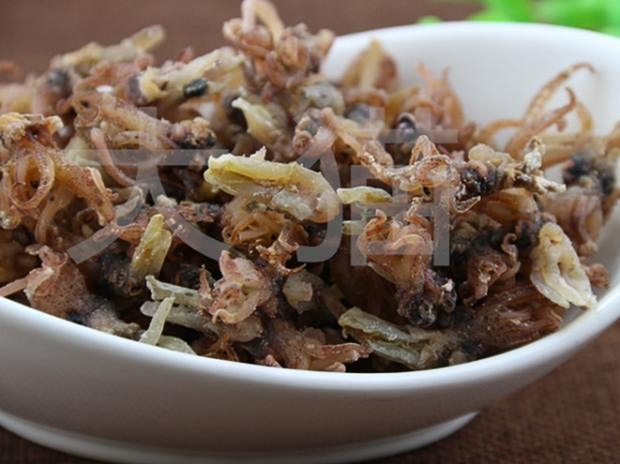 Dried squid head Dried small squid head Sea hare head Yu fish 250g Sea hare dried seafood Dried seafood