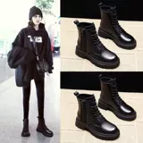 Martens, Tide, ботинки в английском стиле, универсальные утепленные короткие сапоги на платформе, в британском стиле, 2020 года