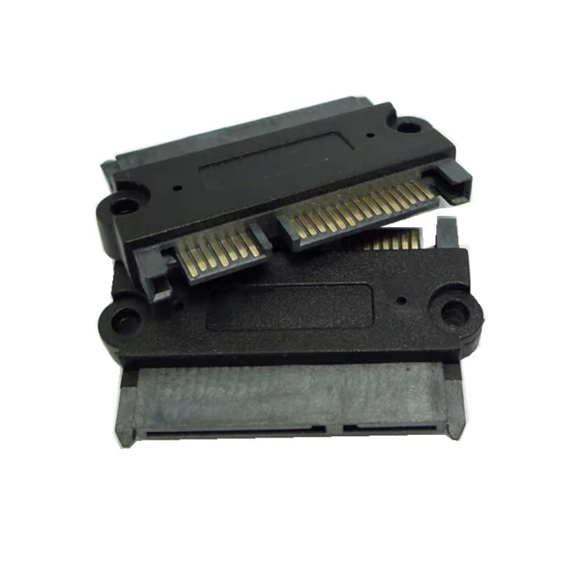 22P Sata Male-To-Female 90-Degree Adapter for Hard Drive, Optical Drive, Ssd, 7+15P Sata Male-To-Female Extension Adapter