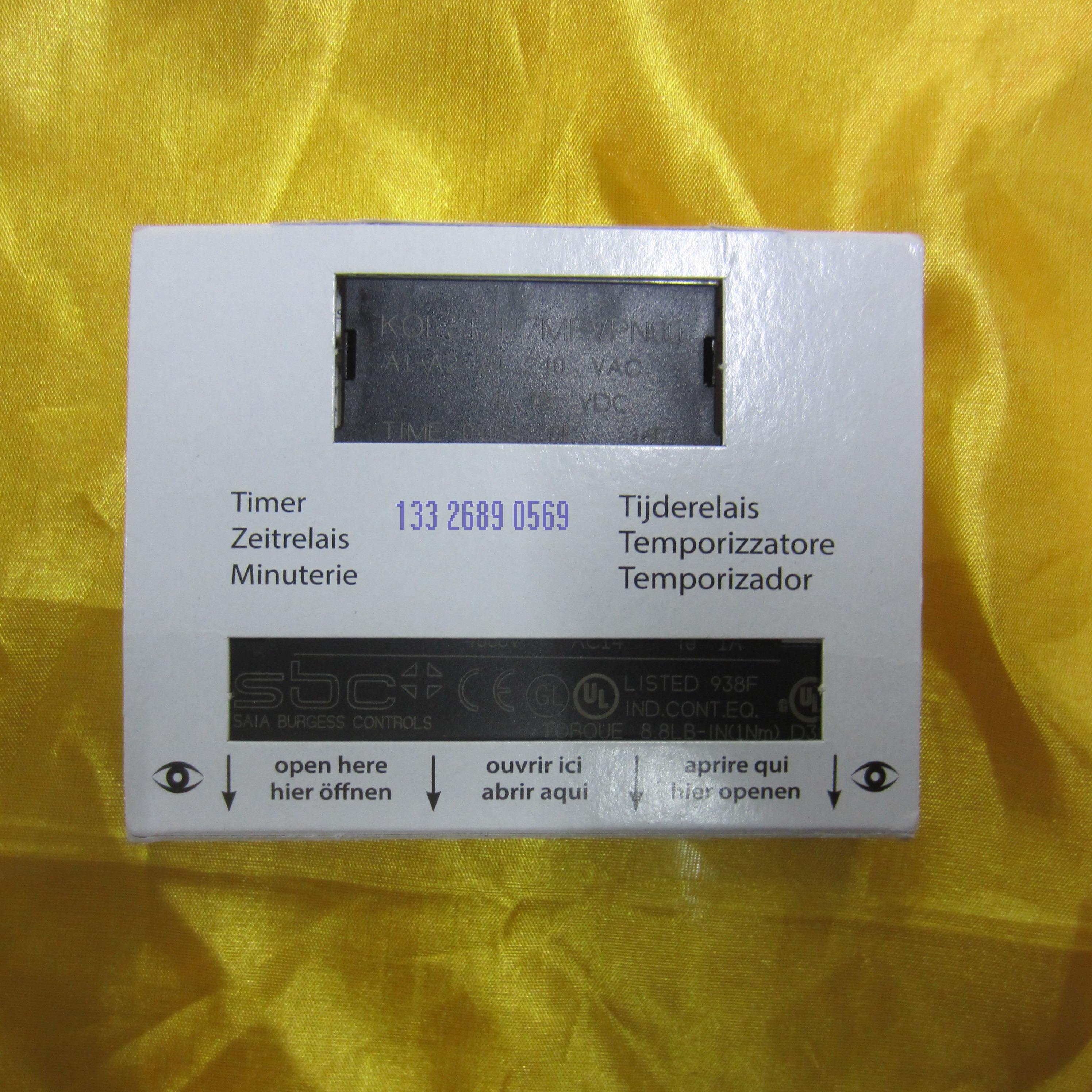 KOL312H7MRVPN00 Original Swiss SIBO SAIA-BURGESS time repeater in stock