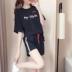 2019 mùa hè mới của Hàn Quốc phiên bản ngắn tay quần short phụ nữ hai mảnh phong cách giản dị thể thao set lỏng hiển thị triều mỏng 