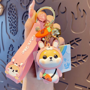 Twelve Zodiac Car Keychain Pendant for Women, Exquisite Zodiac Dragon and Snake Year Figurines, Couple Gifts, Backpack Accessories