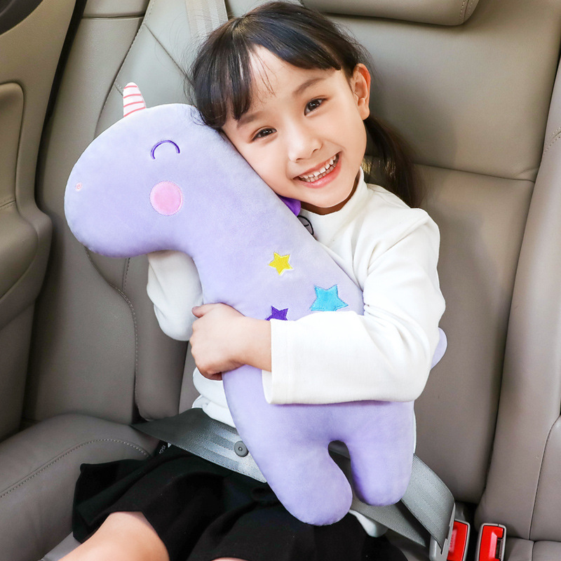 Car-in-car children sleeping artifact seatbelt protective baby baby's neck shoulder adjustment fixer