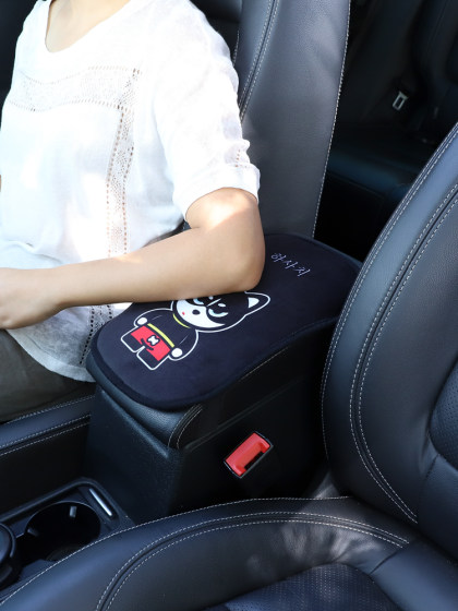 汽车中央扶手箱垫车内靠垫套增高垫加长通用型车载中间手扶箱盖套