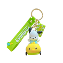 2024 New Genuine Sanrio Pacha Dog Car Keychain Womens Exquisite Bag Pendant Couple Keychain