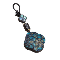 Car key pendant for women exquisite and creative high-end keychain pendant high-end mens rope chain internet celebrity car couple model