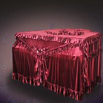Grand piano cover thickened high-end velvet Nordic simple full cover piano cover universal piano dust cover high-end