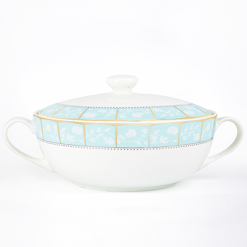 Jingdezhen ceramic ins northern dishes of household bowls plates outfit bowl chopsticks ceramic plate combination