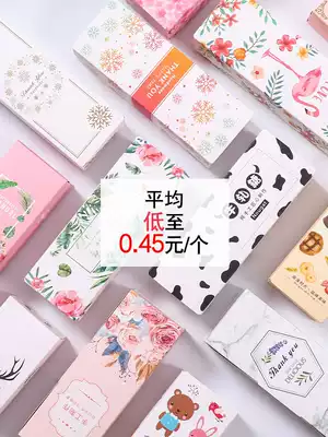 Snowflake crisp packaging box nougat mung bean cake cookies gift box baking packaging West Point paper box custom