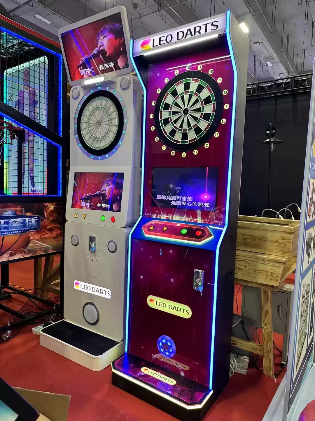 瑶昆电子飞镖机DCF600豪华款带扫描功能比赛级立式飞镖靶