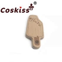 Baby beech grinding tooth ice cream appeasing pacifier chain necklace childrens toys bite the tooth gum