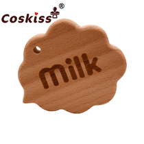 Baby beech grinding tooth milk appetites pacifier chain necklace childrens toys bite the tooth gum