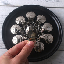 Baby Supplies Iron Round Button Football With Pacifier Clips Amazon Speed Selling DIY Ornament Accessories