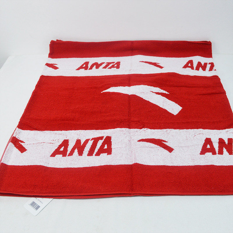 Ann stepped in to sponsor the Chinese team's national team swimming team Red-white pure cotton great bath towels