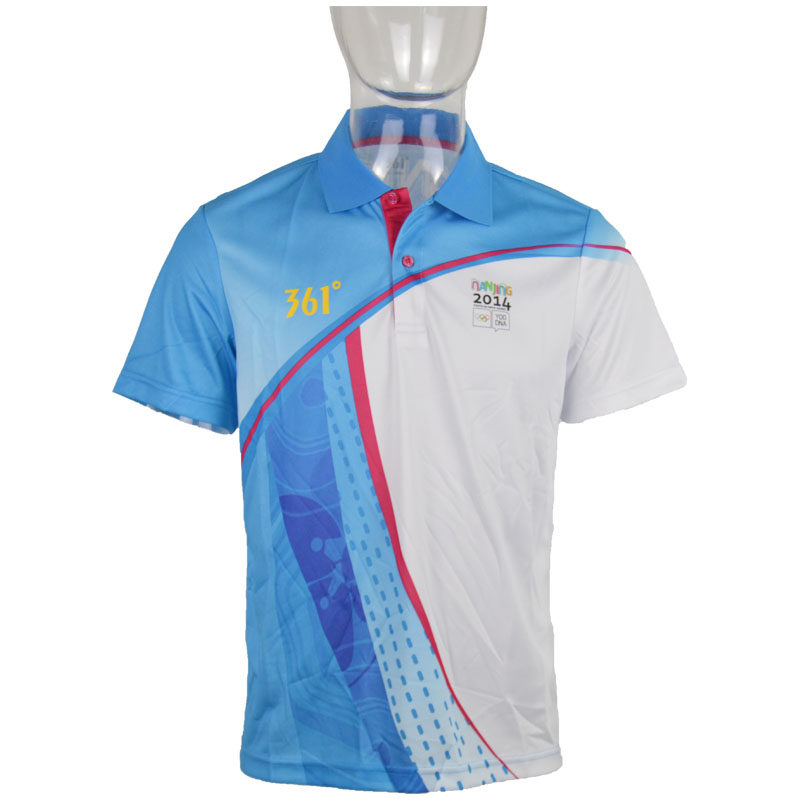 361 Degrees Sponsorship Sport Competition Male Spring Summer Turn Collar Speed Dry Breathable Suction Sweaty Sports Casual Short Sleeve Polo Shirt