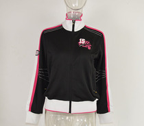 Anta sponsored the Chinese delegation national team womens knitted sports top 100%polyester fabric