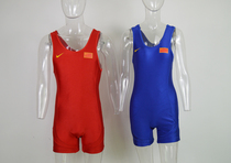 Nike Nike sponsored the Chinese delegation national team mens and womens competition training tight sweat-absorbing high-elastic wrestling suits