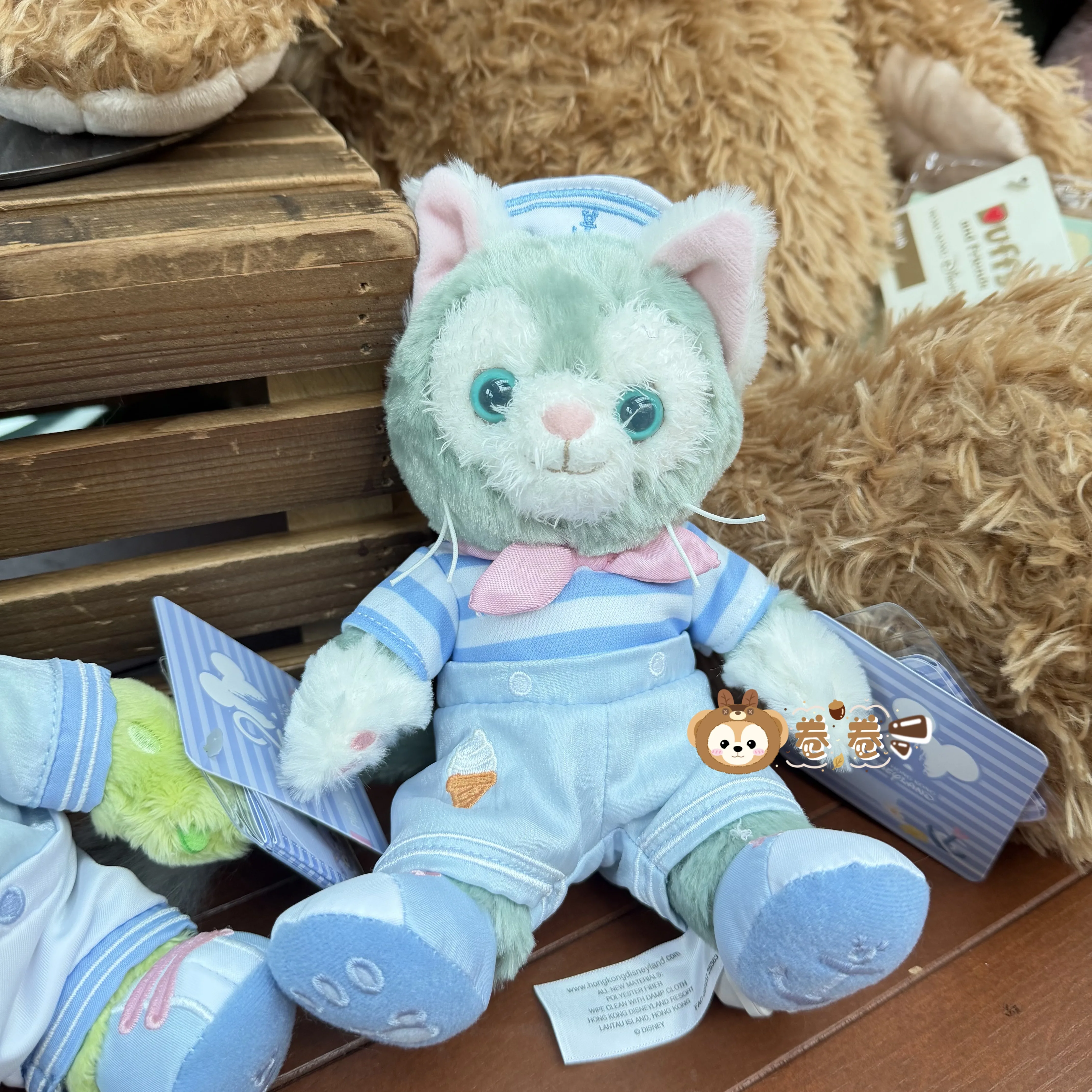 Гонконгский Disneyland Limited весенний набор отправляется Лина Белл Вафля Санта Подвеска плюшевая кукла Дюффи