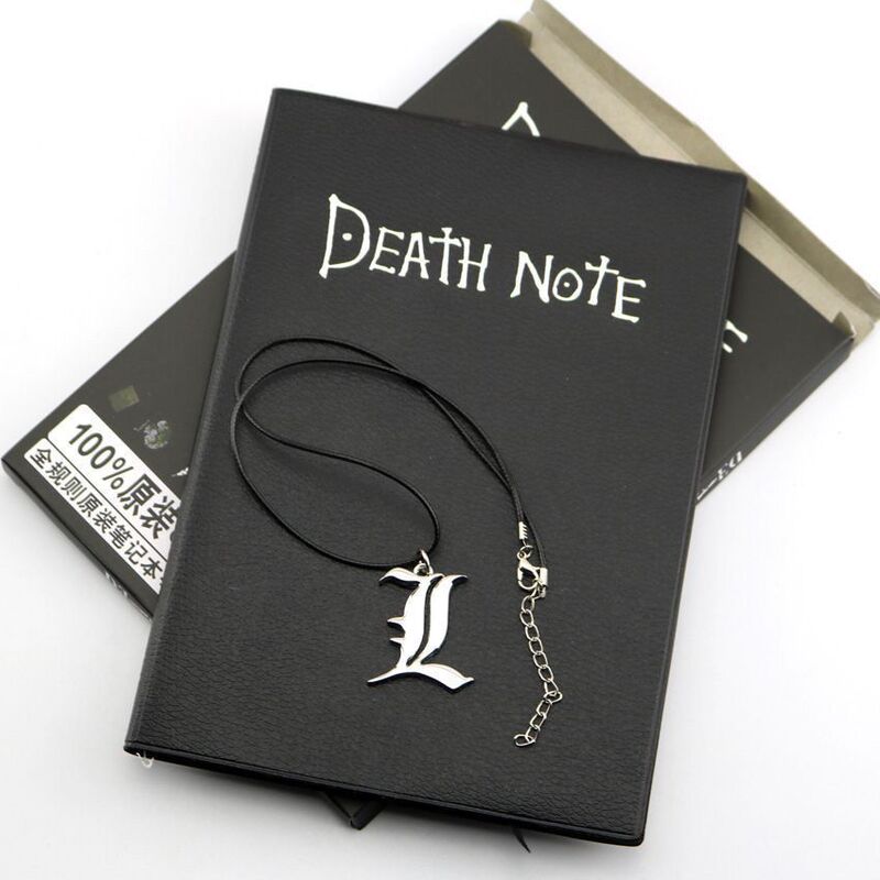 Death Note Notebook, Kira, Anime Convention, Anime Replica, Premium Feather, Deathnote, Yotsuba Yagami, L Necklace