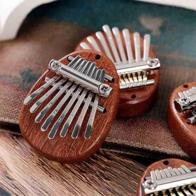 8 Keys Portabl Mieni Klimaba Wood Crystal Tumb PJSEiano Kali
