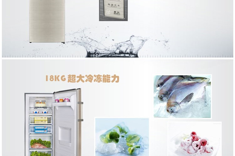 Tủ đông thẳng đứng Hisense Hisense BD-252WY Tủ đông thẳng đứng không sương giá 252 lít 202 lít nguyên mẫu 99 mới - Tủ đông tủ đông funiki 152l