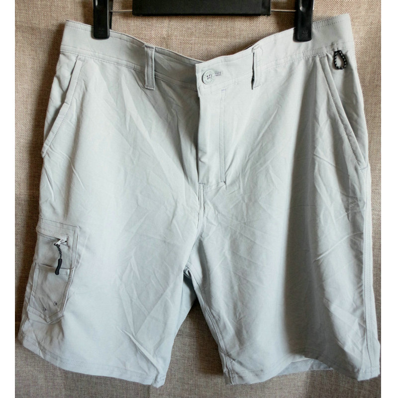 Outdoor men's elastic speed dry shorts European and American large size sizes men's casual shorts fattener summer cool and comfortable